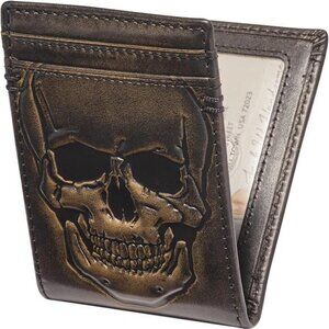 Slim Bifold Money Clip Wallet Front Pocket